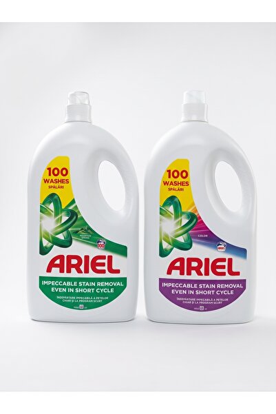 Ariel Pachet Detergent lichid Universal 4.5L, 100 spalari + Detergent Color 4...