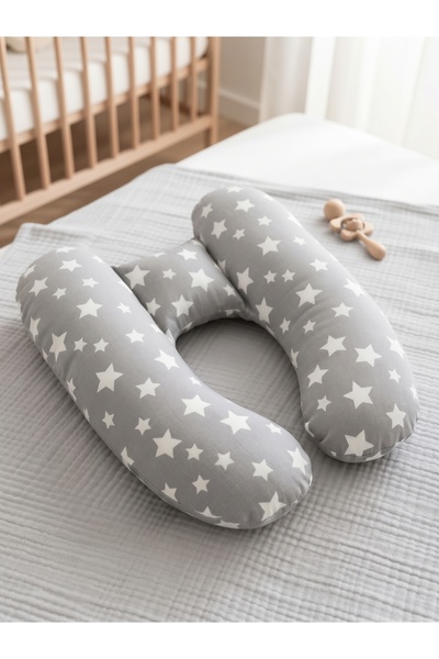 Elyaf Sepeti Baby Head and Neck Support Pillow |   U Design |   For Newborns and Babies