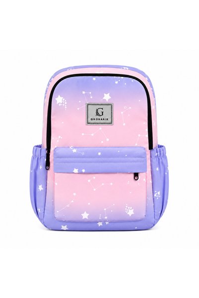 Beram 17 Inch Pastel Galaxy School Backpack Lightweight Multi-Pocket Bookbag ...