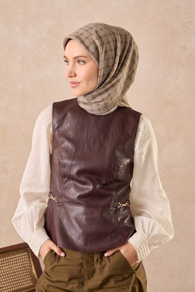 Silk Home وشاح سيلك هوم أوليندا باللون الرمادي الداكن