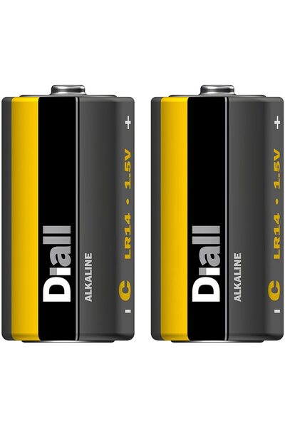 OEM Baterii alcaline C LR14 DIALL, 1.5V, 2 buc