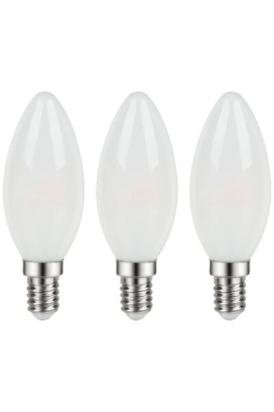 OEM Set 3 becuri LED C35, E14, 3.4W, 470lm, 4000K