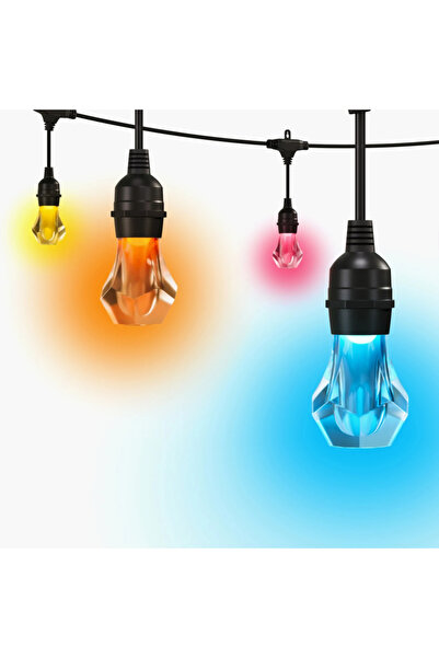 Nanoleaf Ghirlandă luminoasă Essentials Matter Smart Multicoloră de exterior ...