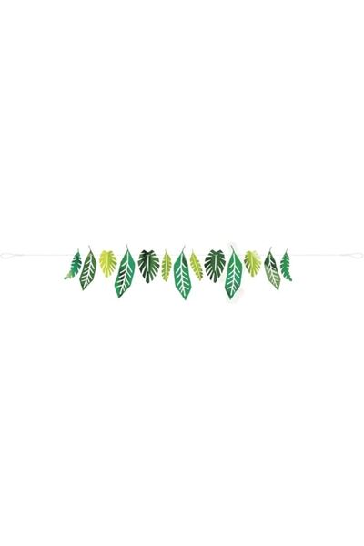 Unique FOIL SAFARI LEAVES GARLAND 7FT