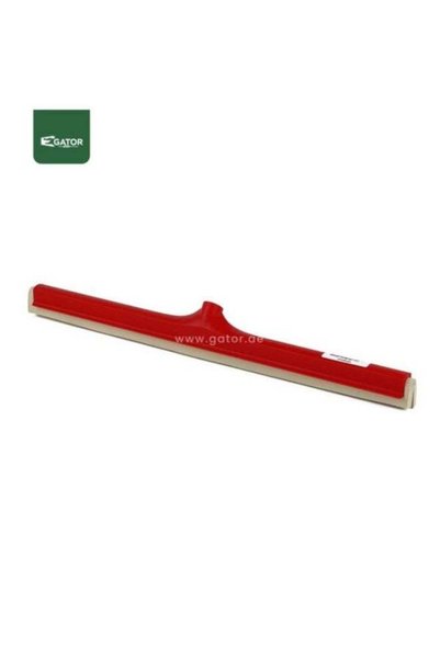 GATOR Professional Plastic Floor Wiper with Natural Hygiene Rubber 61cm Red