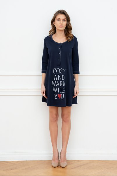 Italian Fashion Cămașă de noapte Balsam cu mânecă 3/4