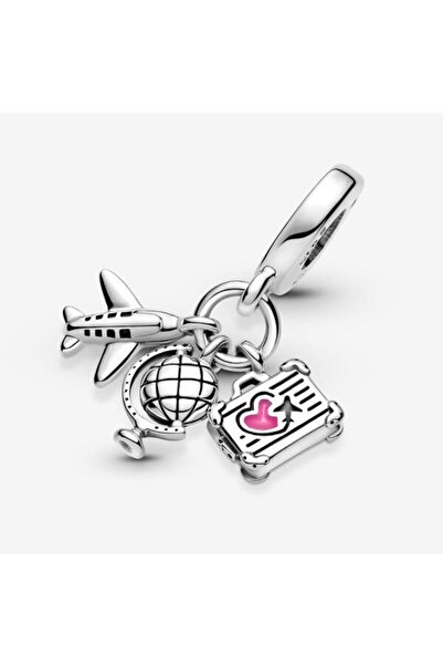 MAF Charm din argint 925 compatibil cu Love Travel