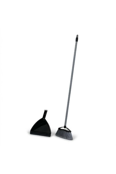 GATOR Dust Pan with Broom Set and Hanging Hook Floor Sweeping Tool for Home 1...