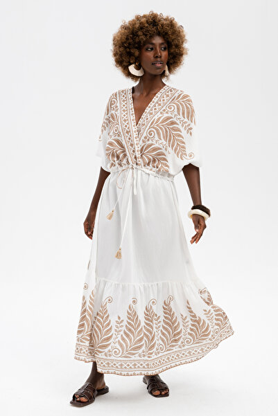 Blue Shadow Rochie Era Off White