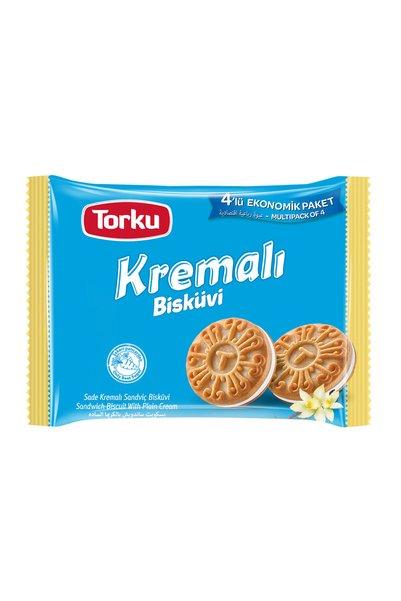 Torku Sade Kremalı Bisküvi 4x61 Gr