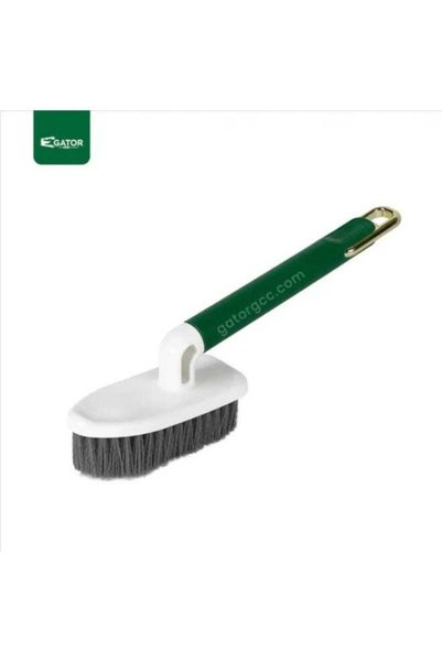 GATOR Hand Brush Hard with Ergonomic Handle White and Green