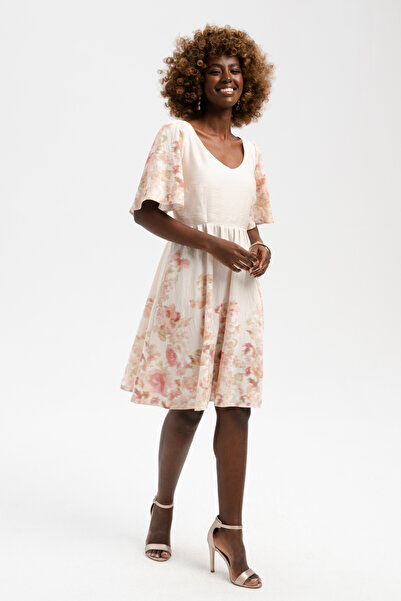Blue Shadow Rochie Linda Ivory