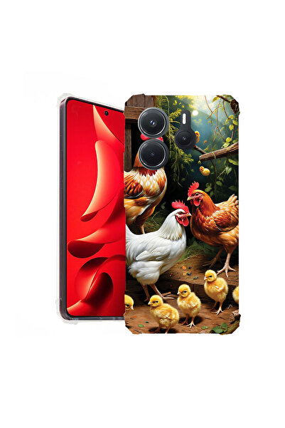 bestcase Противоударен калъф за Xiaomi Redmi Note 14 4G, Пилета, 1938408 AS 2156