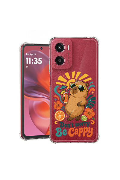 bestcase Husă Antișoc pentru Motorola Moto G06, Nu-ți face griji, fii cool, 2...