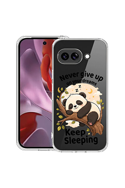 bestcase Husă Antișoc pentru Google Pixel 10a, Never Give Up Panda, 3128359 A...