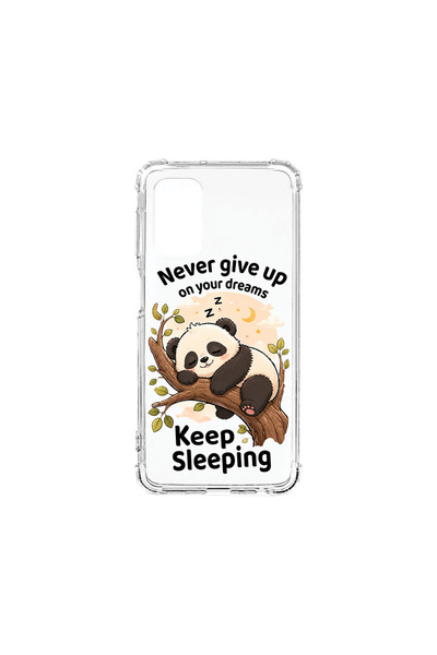 bestcase Противоударен калъф за Samsung Galaxy S20 FE, Панда  "Никога не се п...