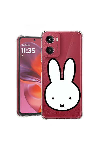 bestcase Husă Anti Shock Case For Motorola Moto G05 / Moto E15, minimal rabbi...