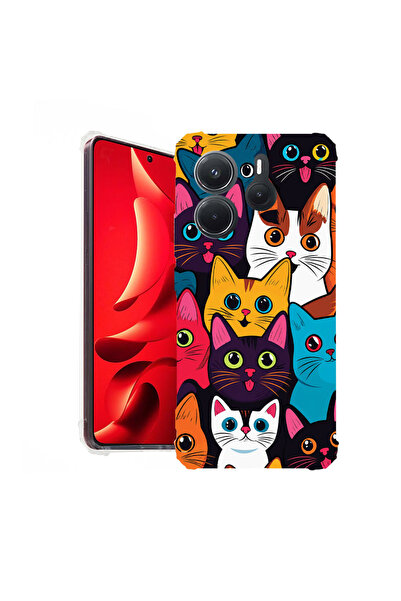 bestcase Αντικραδασμική Θήκη για Xiaomi Redmi Note 14 4G, Γάτες παντού, 19384...