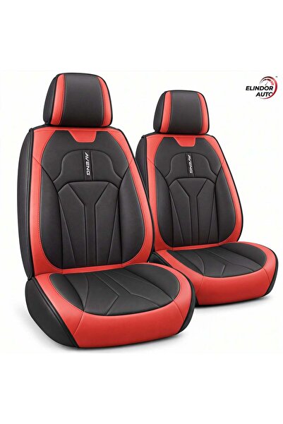 Elindor Set of 2 Elindor® Car Seat Covers, Ecological Leather Car Covers, Wat...