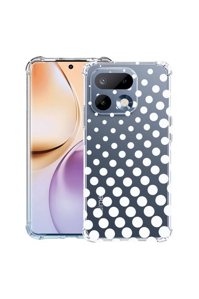bestcase Husă Anti Shock Case For Realme 16 Pro 5G, White Polka Dots, 3143991...