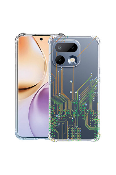 bestcase Husă Antișoc pentru Realme 16 Pro 5G, Placă de circuit, 3143991 AS 2094