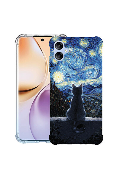 bestcase Husă Anti Shock Case For Samsung Galaxy A07, Cat in the Starry Night...