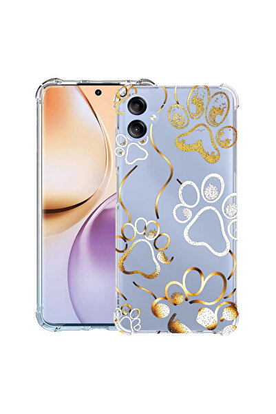 bestcase Αντικραδασμική Θήκη για Samsung Galaxy A07, Αποτυπώματα πατούσας γάτ...