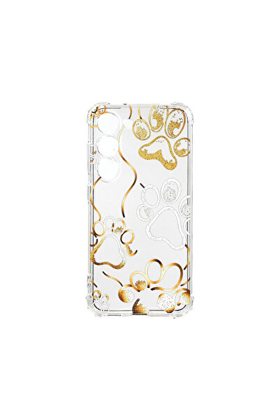 bestcase Αντικραδασμική Θήκη για Samsung Galaxy S23, Αποτυπώματα πατούσας γάτ...