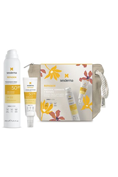 Sesderma Repaskin SPF 50 Pachet – Fluid invizibil 50 ml + Spray transparent 2...