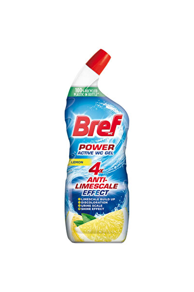 Bref Gel de curatat toaleta Power Active Gel Lemon, 750 ml