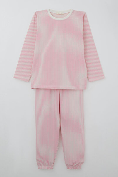 Breeze Σετ Πιτζάμες για Κορίτσια Dream Striped 4-8 ετών, Ροζ