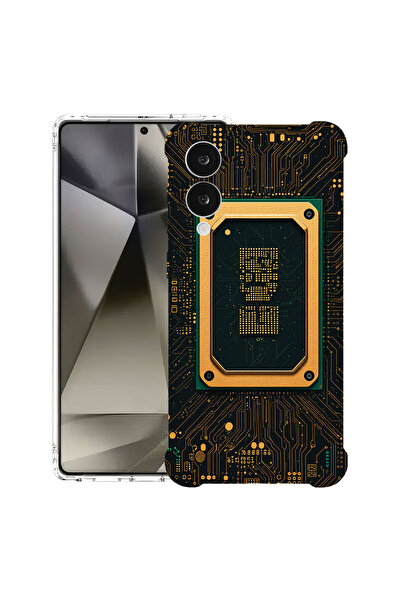 bestcase Husă Antișoc pentru Samsung Galaxy S25 Edge, Placă de circuit, 19882...