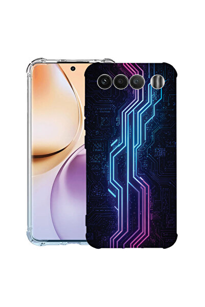 bestcase Αντικραδασμική Θήκη για Realme 16, Σχέδιο Πλακέτας Κυκλώματος, 31567...