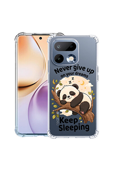 bestcase Противоударен калъф за Realme 16 Pro 5G, Панда  "Никога не се предав...