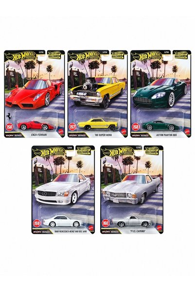 HOT WHEELS مجموعة بريميوم بوليفارد GJT68-978J مكونة من 5 قطع