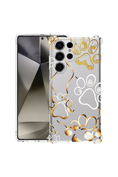 bestcase Αντικραδασμική Θήκη για Samsung Galaxy S24 Ultra, Αποτυπώματα πατούσ...