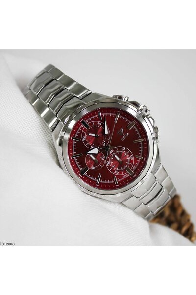Fiesta Fs019848 Men's Wristwatch with Steel Strap