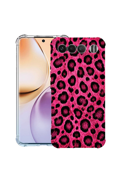 bestcase Αντικραδασμική Θήκη για Realme 16, Ροζ Σχέδιο Λεοπάρδαλης, 3156793 A...
