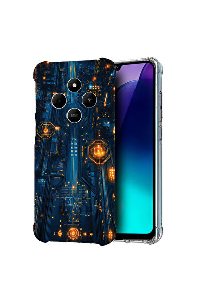 bestcase Husă Anti Shock Case For Xiaomi Redmi 14C, Circuit Board, 1913374 AS...