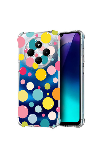 bestcase Anti Shock Case For Xiaomi Redmi 14C, Polka Dots, 1913374 AS 2131