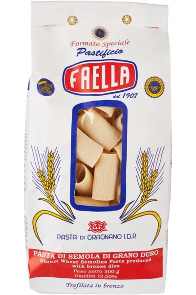 Mayamen Faella Rigatoni Pasta IGP Gragnano 500g - Made from 100% High-Grade D...
