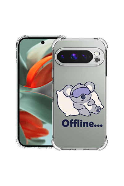 bestcase Husă Antișoc pentru Google Pixel 10 / Pixel 10 Pro, Panda Offline, 3...