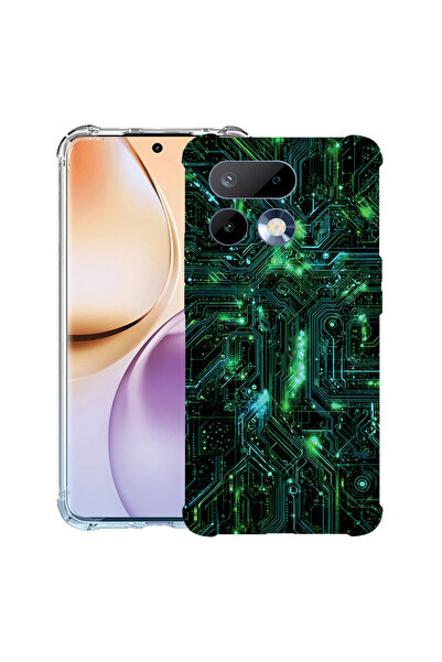 bestcase Husă Antișoc pentru Realme 16 Pro 5G, Placă de circuit, 3143991 AS 2100