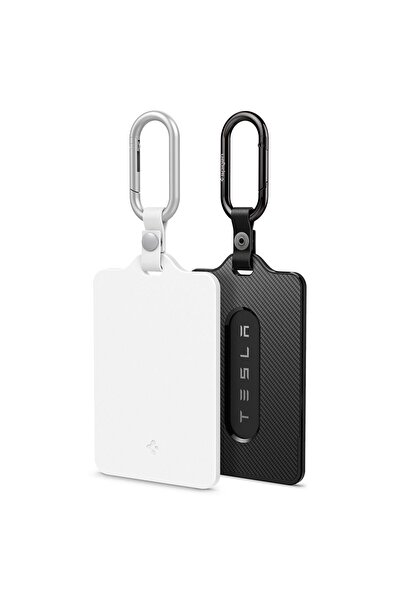 Spigen Θήκη καρτών Tesla, Σετ 2 τεμαχίων, μαύρο και λευκό - Κάρτα-κλειδί Tesla