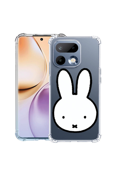 bestcase Αντικραδασμική Θήκη για Realme 16 Pro 5G, μίνιμαλ σχέδιο κουνελιού, ...