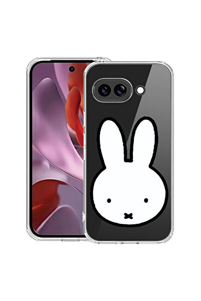 bestcase Husă Anti Shock pentru Google Pixel 10a, minimalistă cu iepure, 3128...