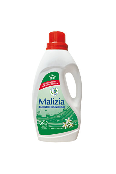Malizia Detergent de rufe lichid cu uleiuri esentiale, 1.5 L, 30 spalari