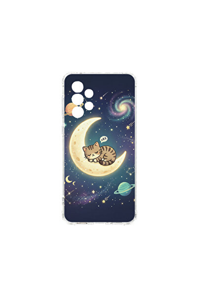 bestcase Husă Antișoc pentru Samsung Galaxy A33 5G, Pisică adormită pe lună, ...