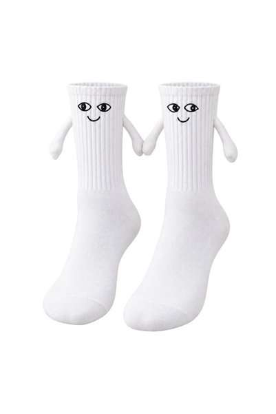 Generic Brand Magnetic Hand-In-Hand Unisex Cute Socks 36-44 |   Couple's Gift...