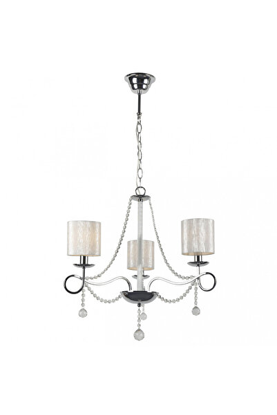 Klausen Candelabru Elegance KL6667, 3xE14, alb+crom, IP20